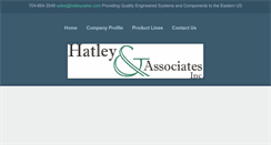 Desktop Screenshot of hatleysales.com